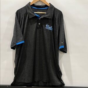 UCLA Black and Blue Men's Polo Shirt XXL